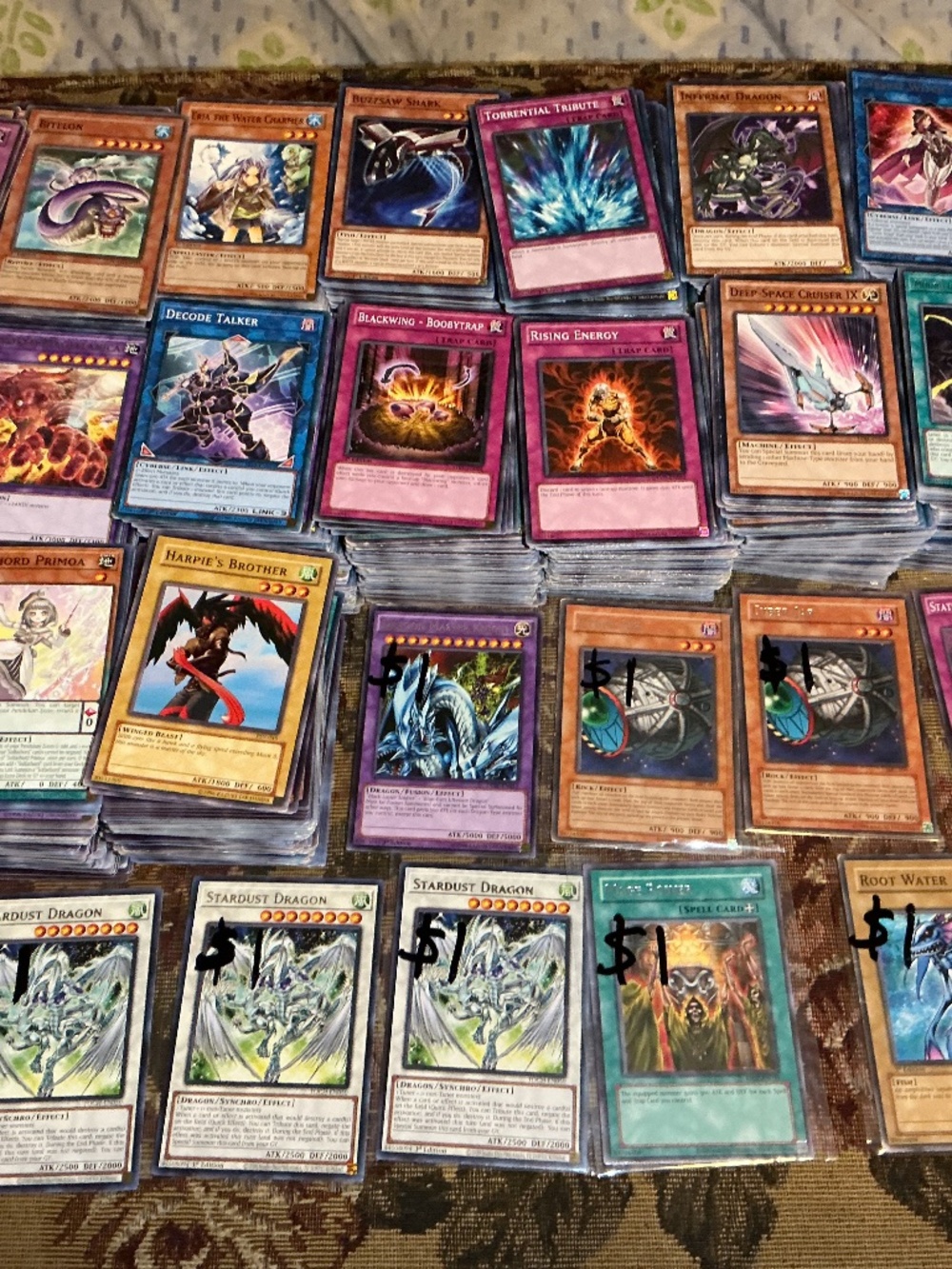 2500 regular cards only Konami Yugioh Cards 1st Edition and Unlimited (No Foil c